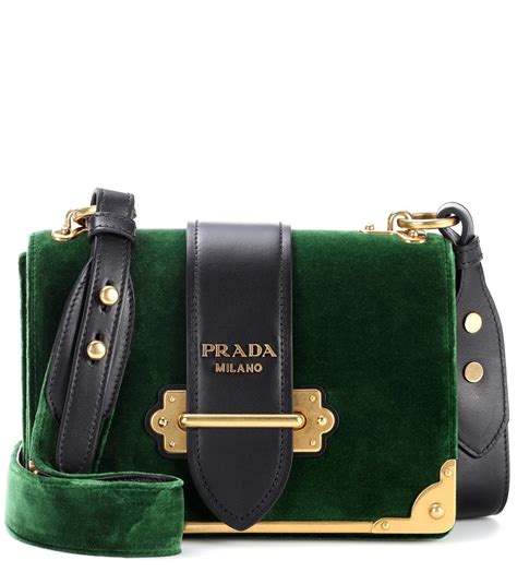 green velvet prada purse|farfetch Prada bags.